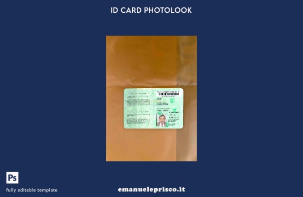 modello di photolook ID Sudafrica stile verificato ( ).